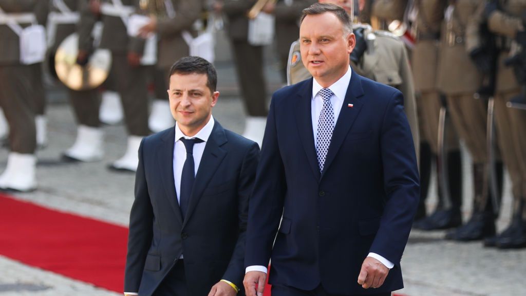Wołodymyr Zelensky i Andrzej Duda