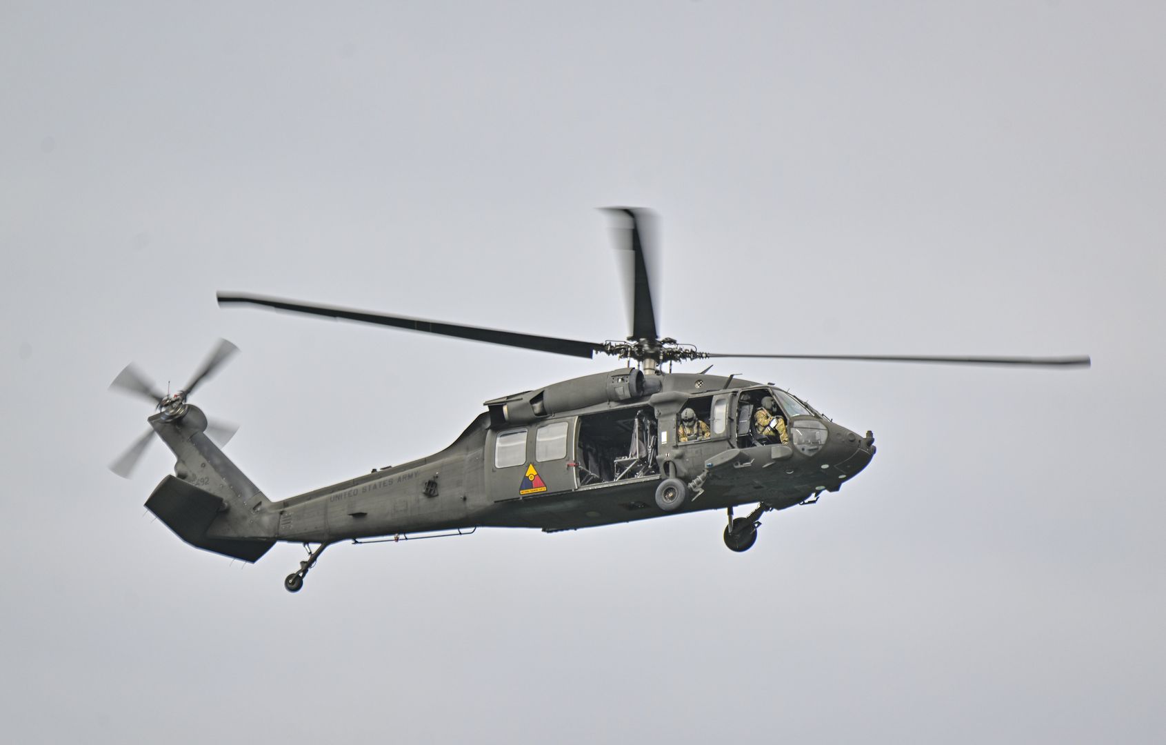 Huntington Beach, CA - September 30: A U.S. Army Sikorsky UH-60 Black Hawk during the Pacific Airshow in Huntington Beach, CA, on Friday, September 30, 2022. (Photo by Jeff Gritchen/MediaNews Group/Orange County Register via Getty Images)