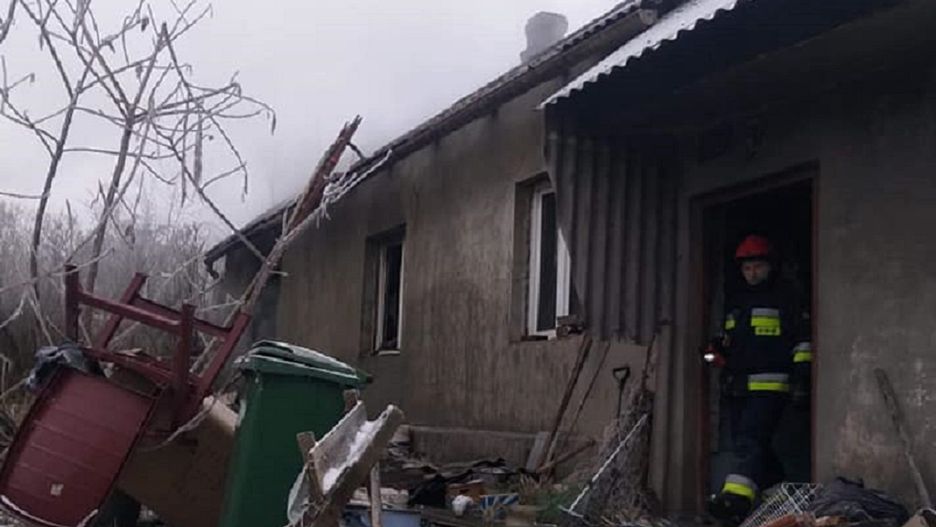 Chełm. Pożar domu mieszkalnego. Nie żyje mężczyzna