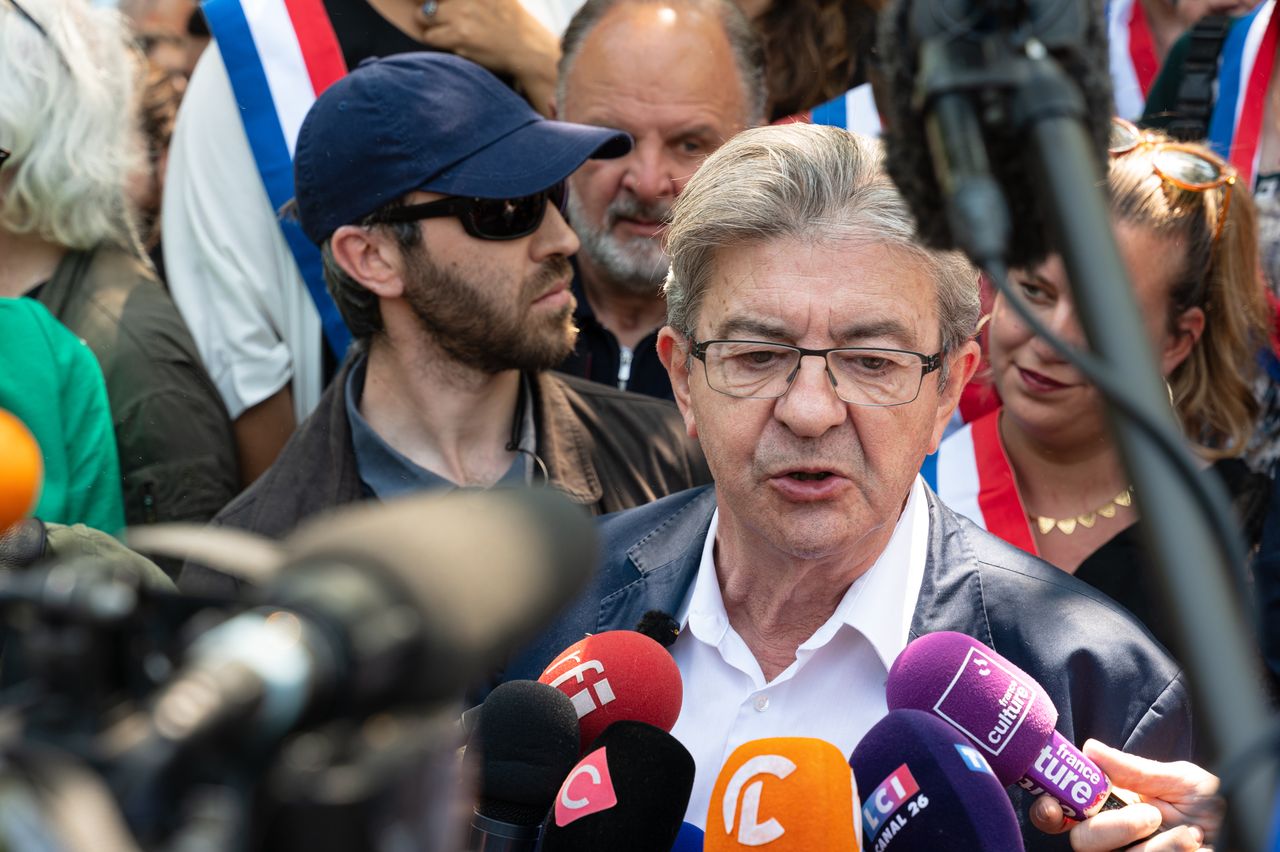 Jean-Luc Melenchon, lider lewicowej partii La France insoumise