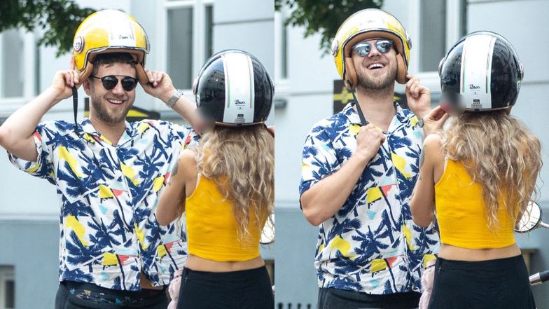 Antek Królikowski spędza czas na mieście z Izabelą