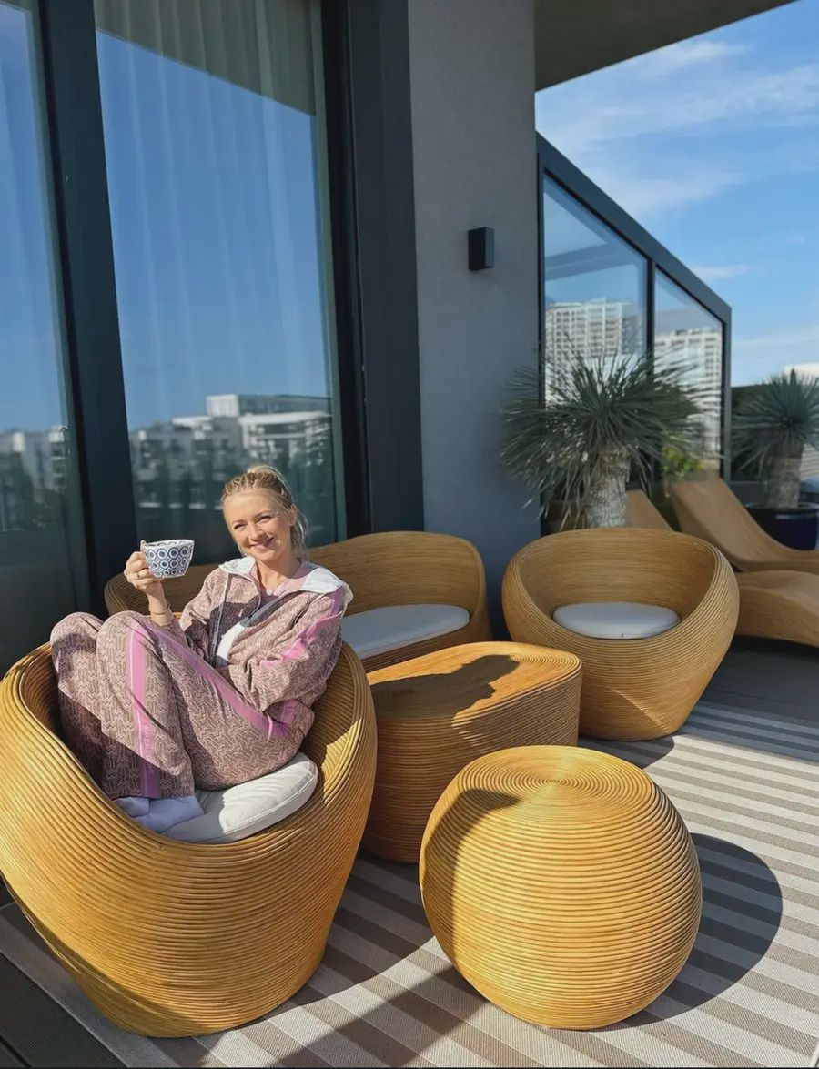 Relaks na tarasie Basi Kurdej-Szatan