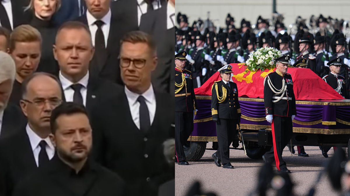 Karol Nawrocki na pogrzebie króla Haralda V