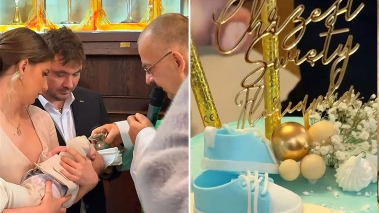 Żona Daniela Martyniuka podzieliła się nagraniami z chrztu syna