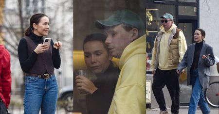 Olga Bołądź wędruje ze świeżo upieczonym mężem po Saskiej Kępie, po czym wsiada do mercedesa za ponad PÓŁ MILIONA (ZDJĘCIA)
