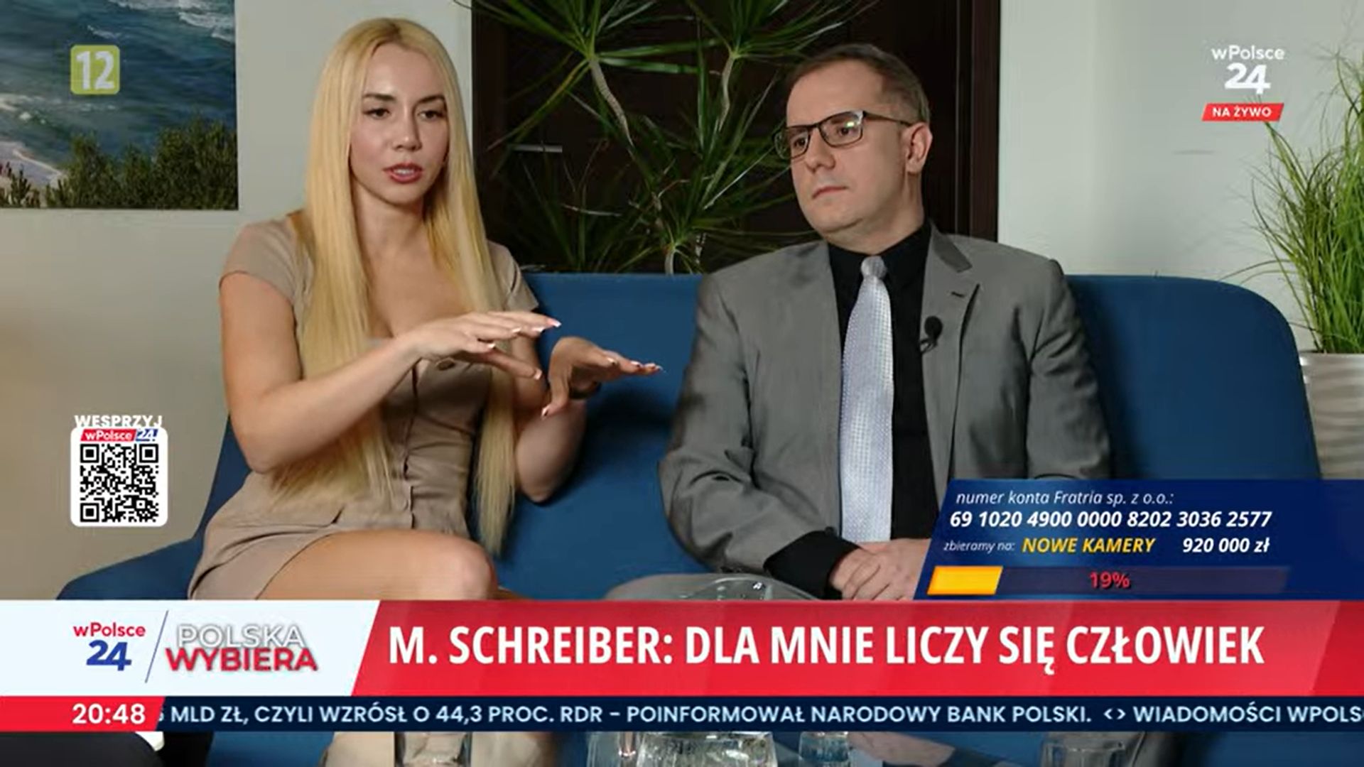 Marianna Schreiber udzieliła wywiadu z Przemysławem Czarneckim