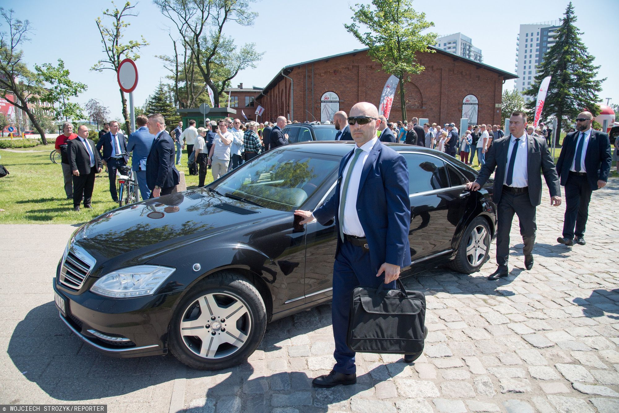 Mercedes-benz klasy s od dawna gości w szeregach SOP-u