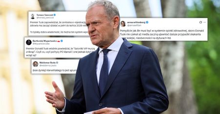 Mocne wystąpienie Tuska ws. szpitali. W sieci zawrzało. "Splunięcie"