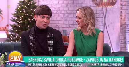 Ta para przyszła do TVP. Chwilę później kobietę dosłownie zamurowało