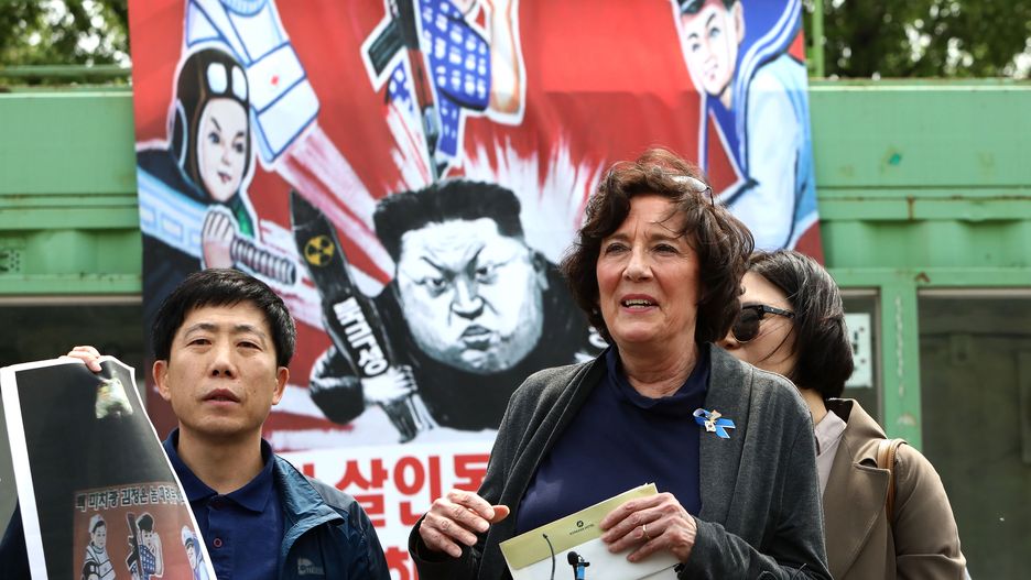 Protest w Seulu uciekinierów z Korei Północnej