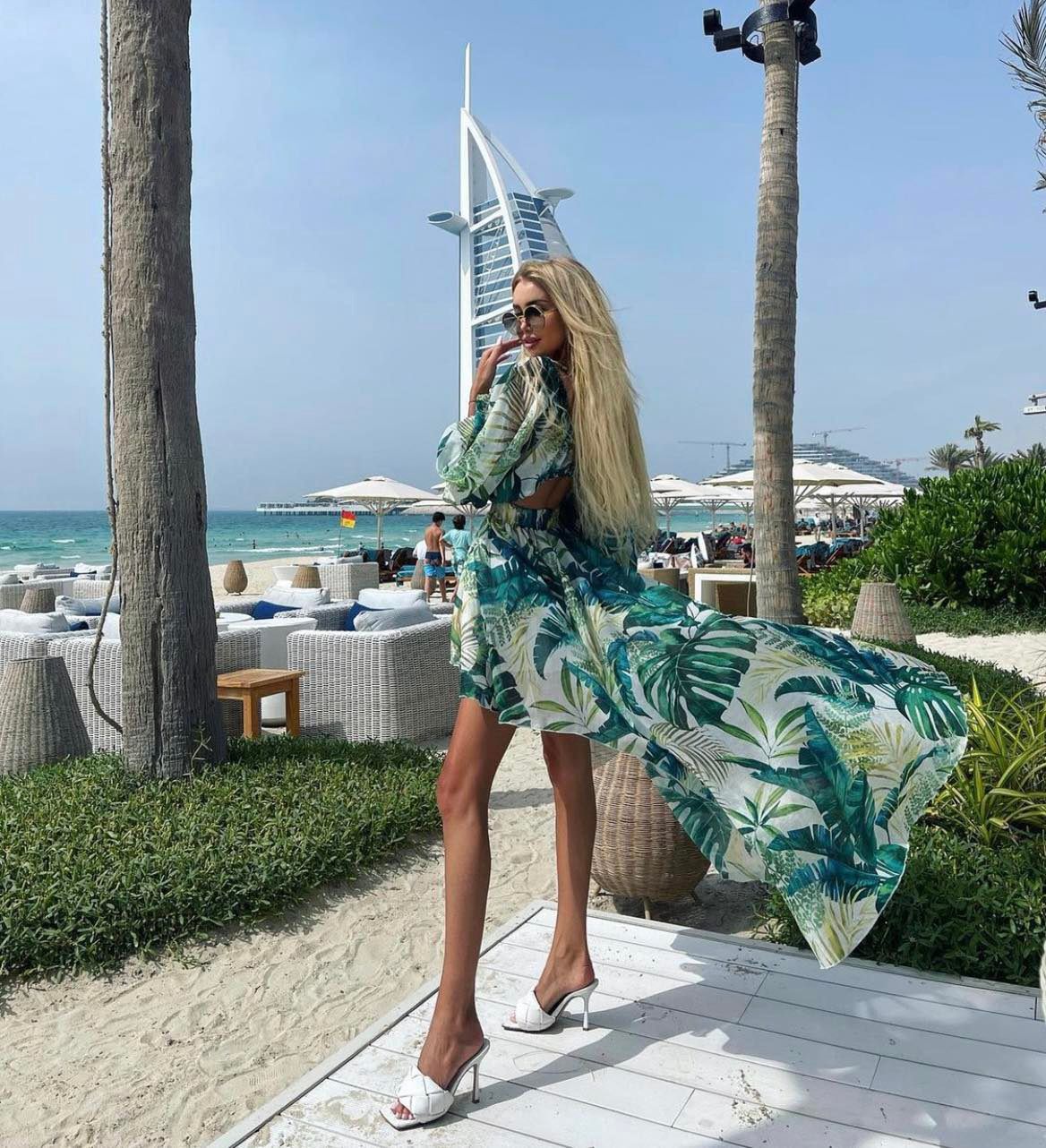 Julia Dybowska na wakacjach w Dubaju
