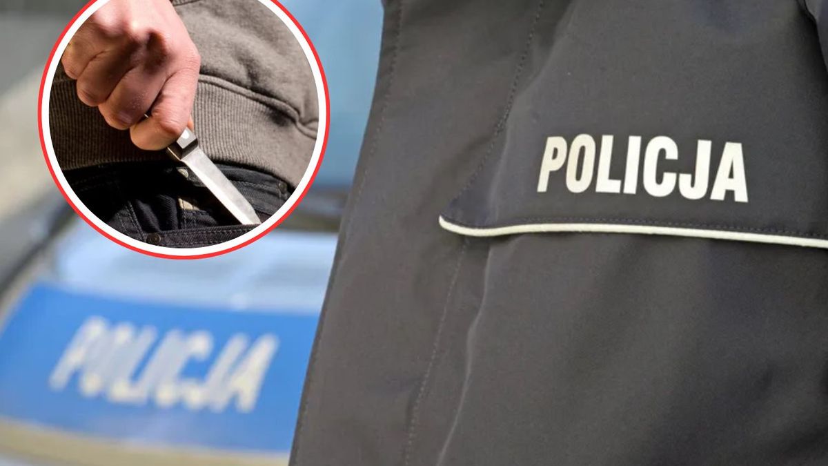 Policyjna akcja w Wojnowicach: poszukiwania mężczyzny z nożem
