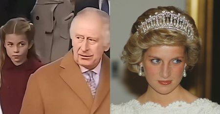Księżniczka Charlotte MIERZY ZABÓJCZYM WZROKIEM króla Karola III i Camillę. Internauci: "Diana jest wśród nas" (WIDEO)
