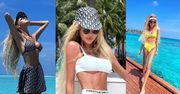 Wystrojona w Diora Julia Dybowska prezentuje ponętne pozy na Malediwach (ZDJĘCIA)