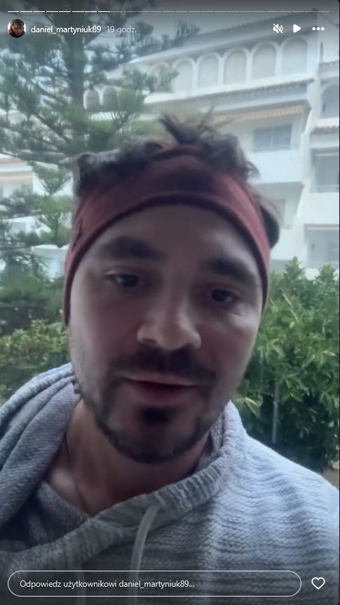 Daniel Martyniuk na Instastories
