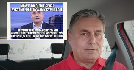 Zaległa cisza i wszedł ON - (nie)cały na biało. Memy po półtoraminutowym programie Marka Czyża
