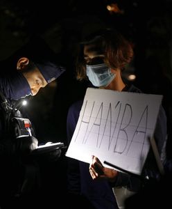 Protesty w Gdyni. Kasia Tusk na Strajku Kobiet. Pokazała wiadomość od ojca