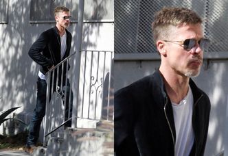 WYCHUDZONY Brad Pitt w Los Angeles! "Zaczyna nowe życie" (ZDJĘCIA)