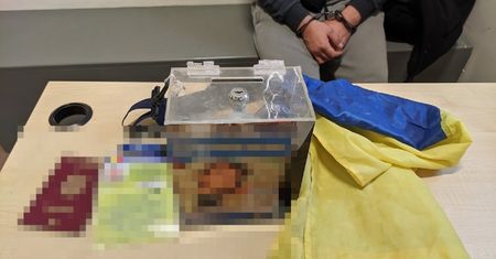 Zbierał pieniądze do puszki. Tak zareagował na widok policjantów