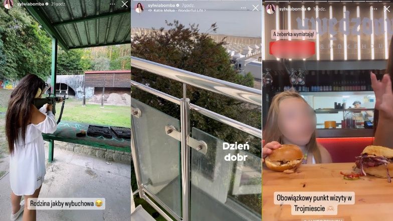 Sylwia Bomba i Grzegorz Collins na plaży