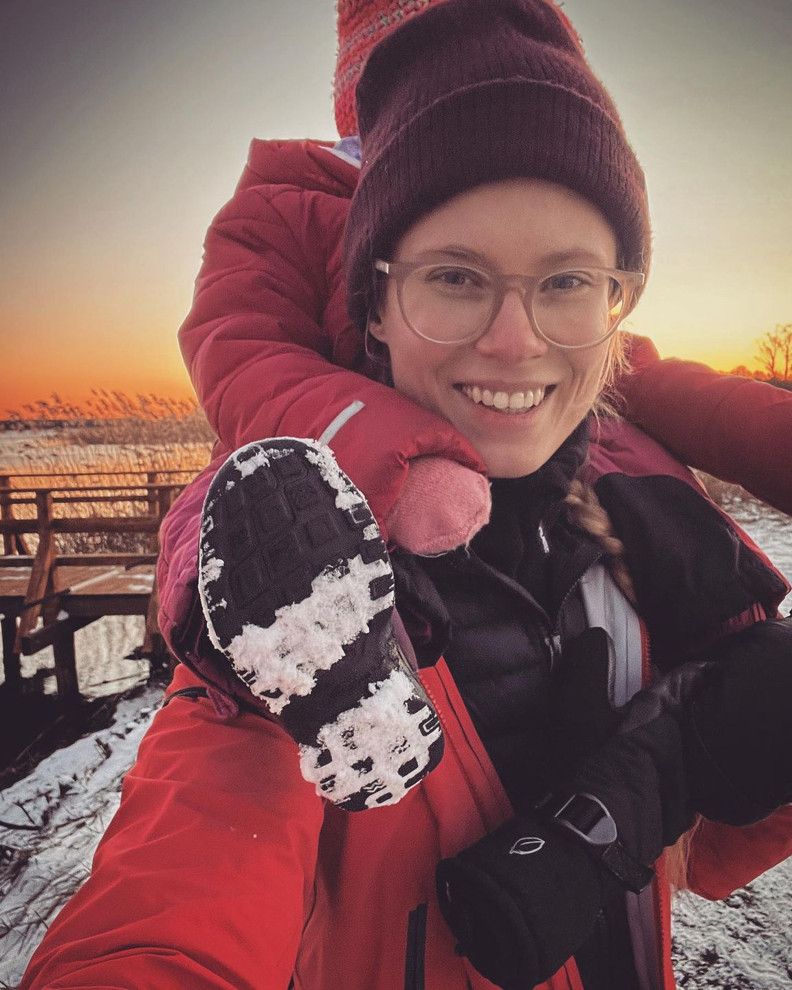 Julia Pietrucha morsuje z córką