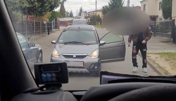 Sceny pod Poznaniem. Aż do niego wyszedł. "Zakluczyłem się"