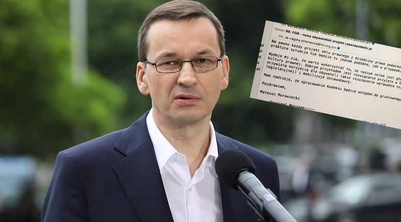 Pokazała stary mail Morawieckiego. To pisał, kiedy był prezesem banku