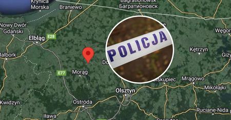 Świadek opisuje, co spadło na Mazurach. Na obiekcie litery w cyrylicy