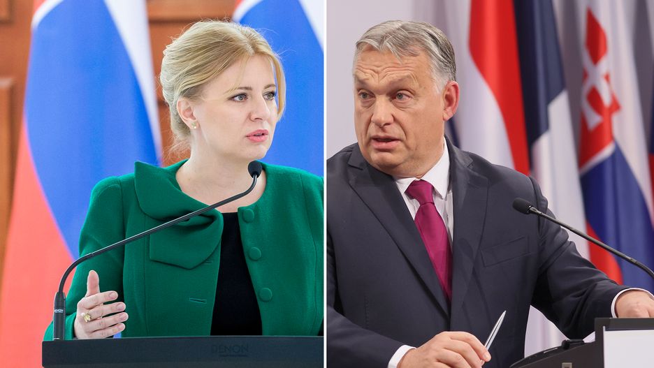 Preezydent Słowacji i premier Węgier