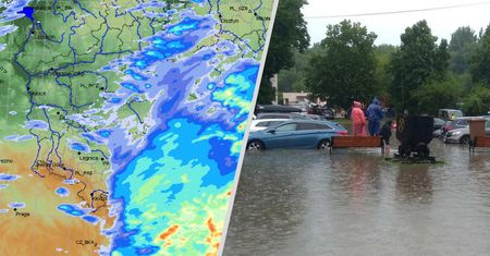 Ściana deszczu. Spadło aż 61 litrów wody na metr kwadratowy