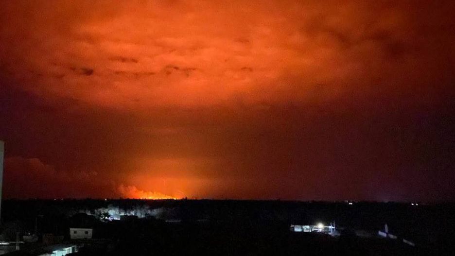 Nocne ataki Rosjan. Ogromny pożar i ewakuacja w Odessie