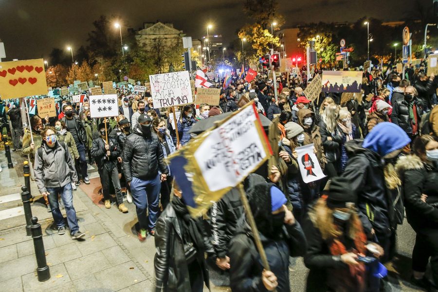 Ogólnopolski Strajk Kobiet, październik 2020