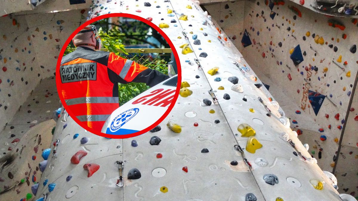 Tragiczny wypadek na ściance wspinaczkowej/ Zdj. ilustracyjne