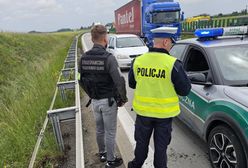 Migranci chcieli uciec do Niemiec. Akcja Straży Granicznej na A4