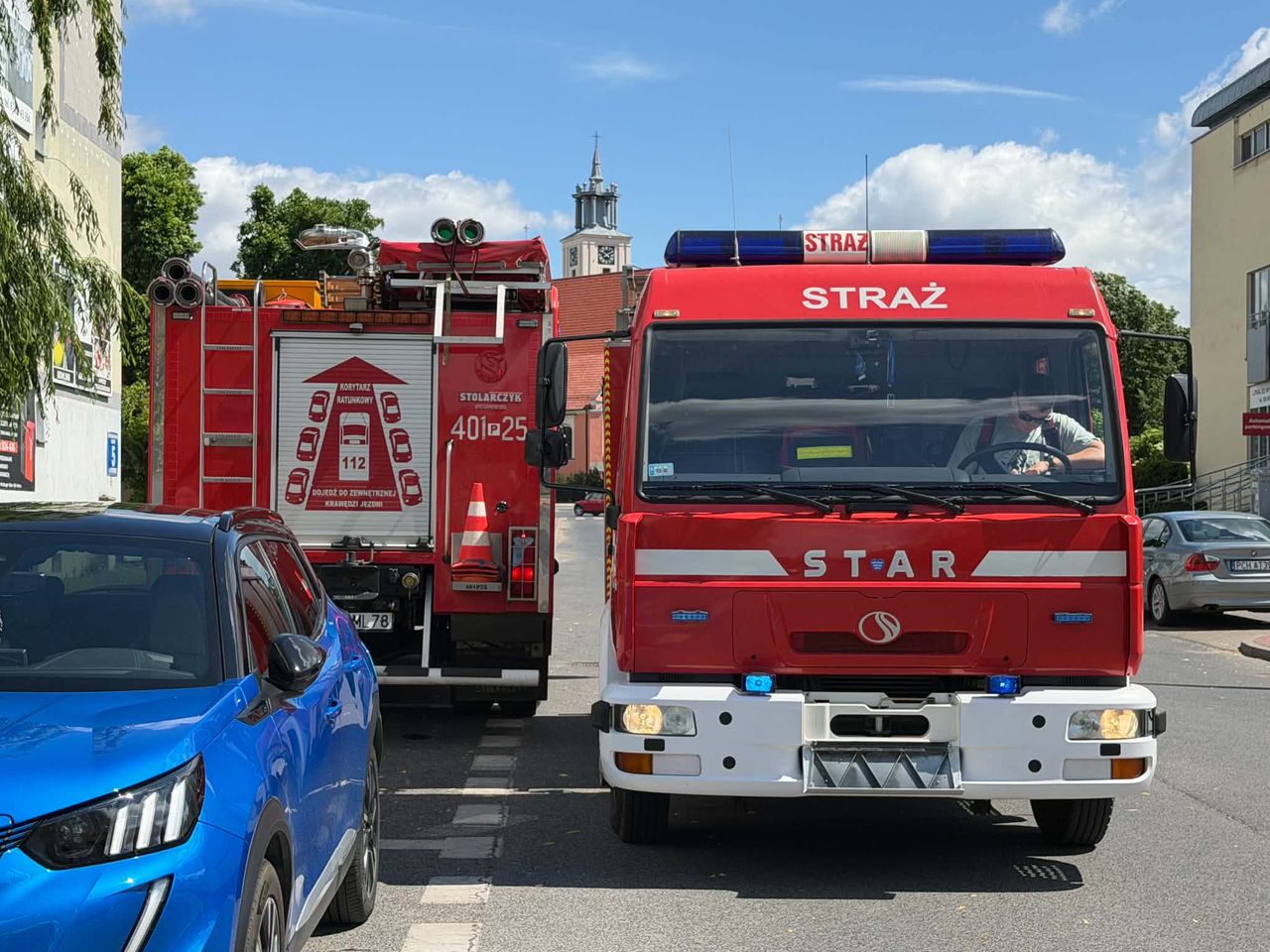Alarm czujki w mieszkaniu w Chodzieży - strażacy szybko wykluczyli zagrożenie