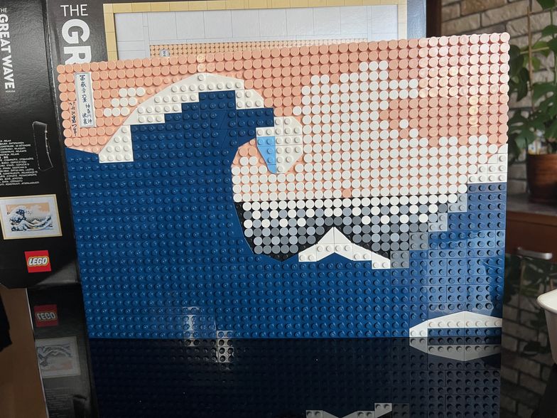 "Wielka fala" Hokusaia z LEGO