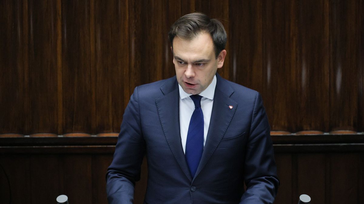 Minister finansów Andrzej Domański