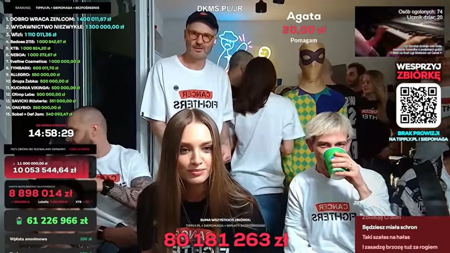 Sylwia Butor na streamie u Łatwoganga