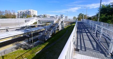 Warszawa. Otwarto kładkę między Wolą a Żoliborzem