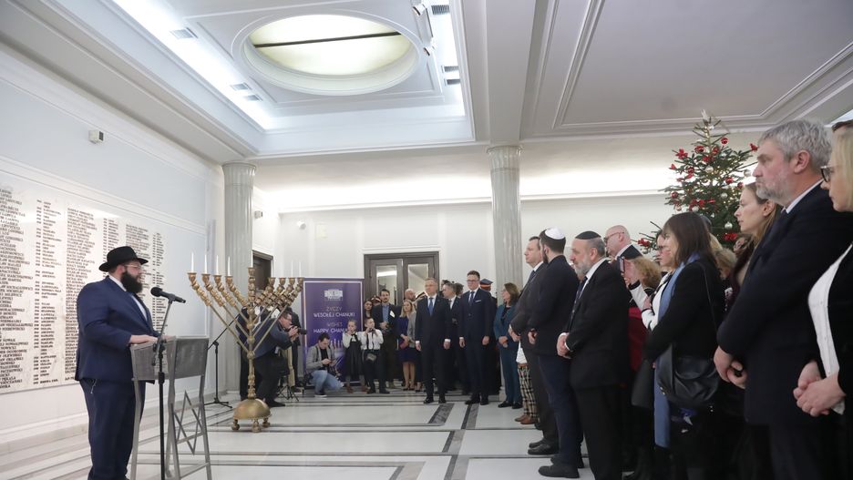 Szalom Dow Ber Stambler
Tomasz Gzell
chanuka, gmach, sejm, Sejmu, siedziba
