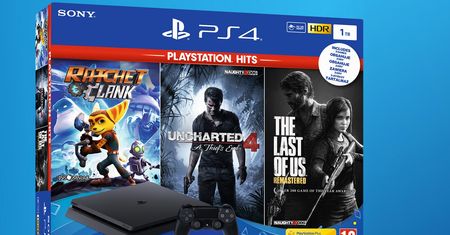 PlayStation 4 w dobrej cenie z trzema grami dla całej rodziny