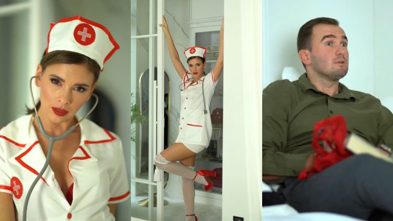Klaudia Halejcio krytykowana za pozowanie w stroju pielęgniarki