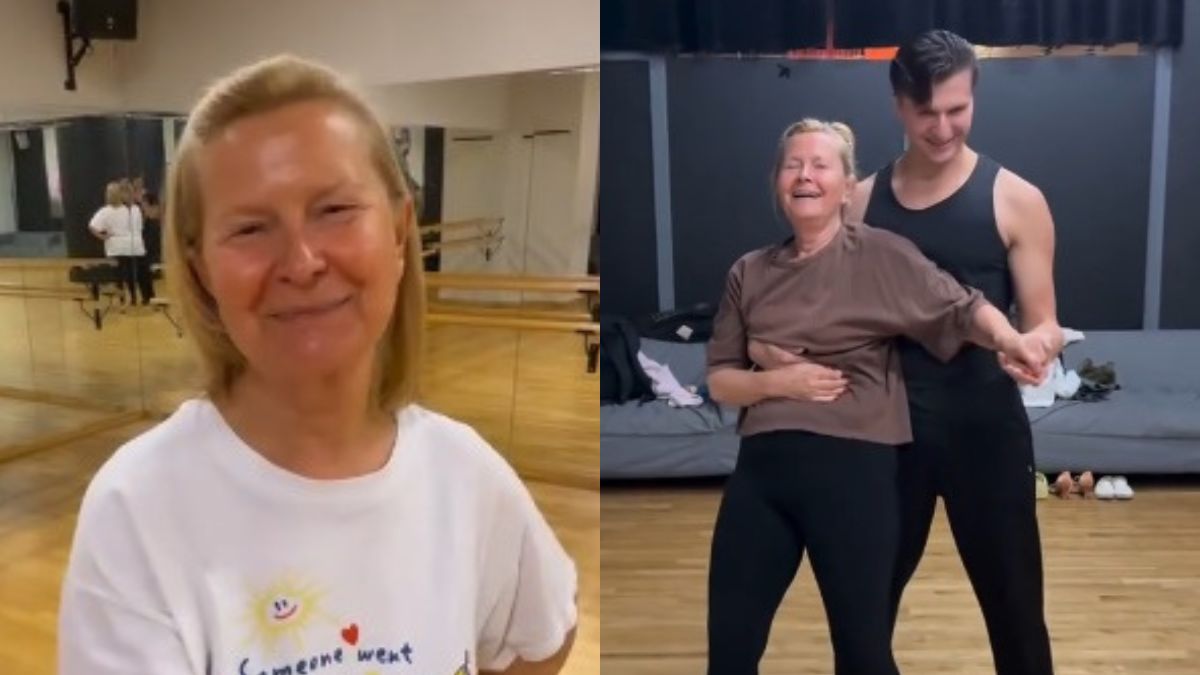 71-letnia Barbara Bursztynowicz na treningu "TzG" z 33-latkiem