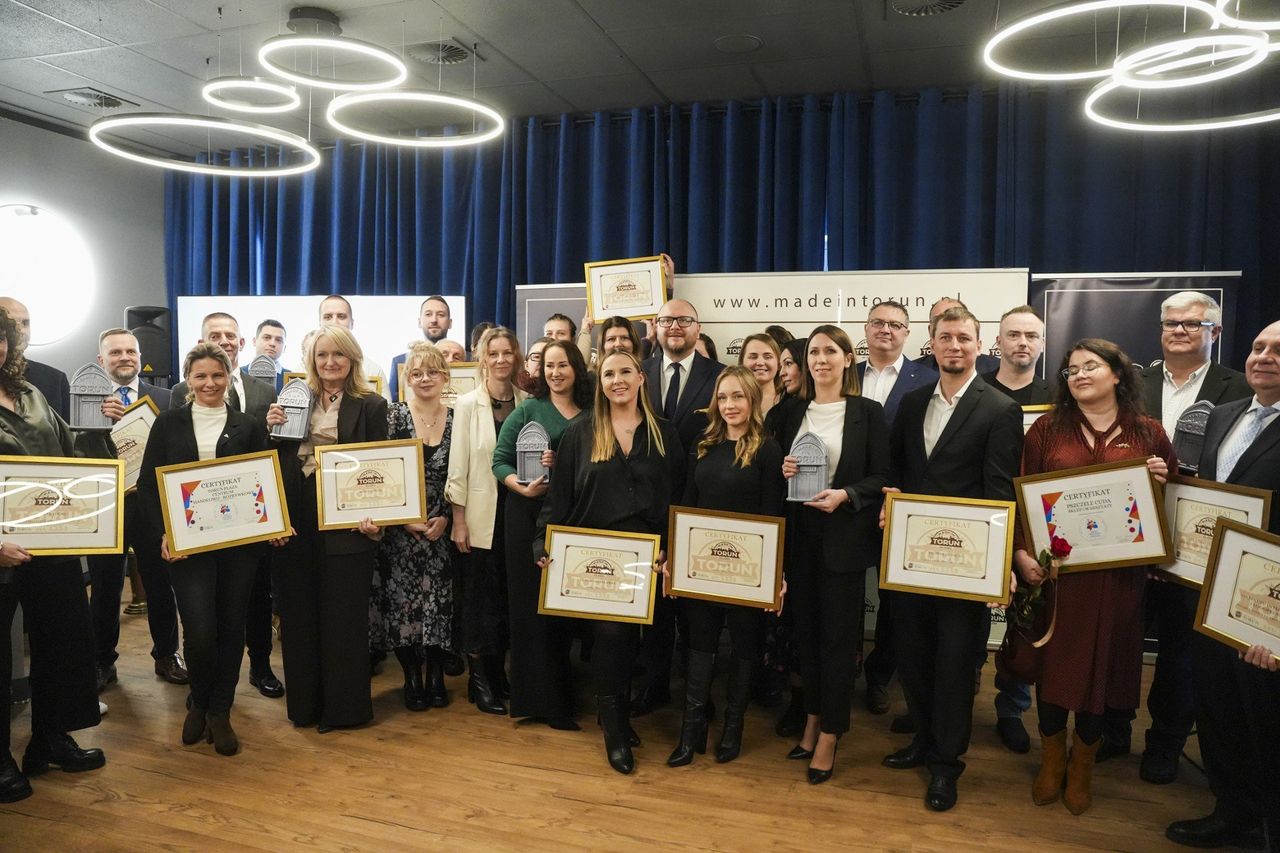 Toruń: Kolejne firmy otrzymały lokalne wyróżnienie. Gala Made in Toruń