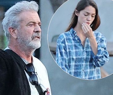 Mel Gibson ma 68 lat i 34-letnią partnerkę.  Gdy przyłapali ich paparazzi, nie wyglądała na szczęśliwą