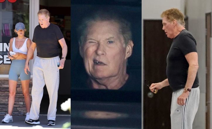 David Hasselhoff sfotografowany z młodszą o 27 lat żoną. Aktor zmaga się z poważnymi problemami zdrowotnymi