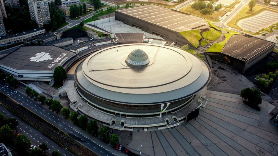 Wróciła iluminacja Spodka w Katowicach.