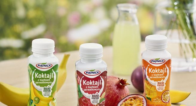 Piątnica kampanią promuje koktajle białkowe