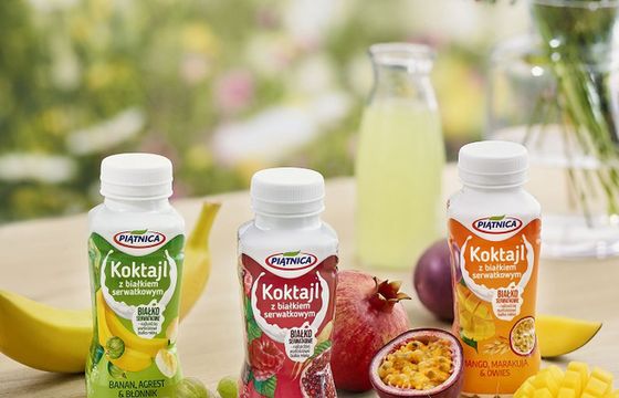 Piątnica kampanią promuje koktajle białkowe