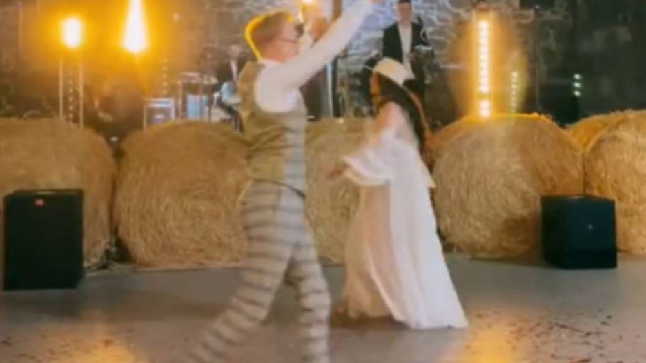 Nietypowy taniec pary młodej na weselu